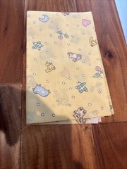 Misc. Lot Of Baby Themed Cotton Quilt Fabric Measurements In Description