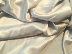 Awesome PALE SILVER GRAY High Sheen Light Weight CHARMEUSE SATIN Fabric