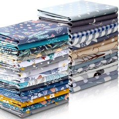 Durable 10×10 Inch Cotton Fabric Bundles – Assorted Patterns for Quilting