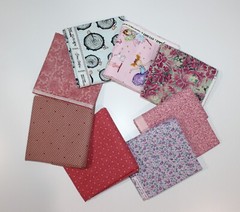4 Yards Assorted Cotton Fabric 1/2 Yard Cuts – 8 Prints- Fabric Bundle-121