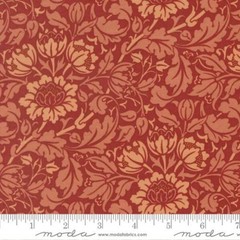 Flowering Scroll in Russet | Morris Muse | Moda