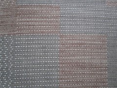 Zak & Fox MARINER Linen Blend Slub Charcoal Tan Rust Beige Thread Fabric 2yds+