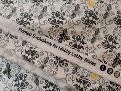 41″x67″ BUMBLE BEE Floral Small Swirl Honeycomb Beehive FABRIC COTTON