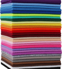 30PCS 8″ x 12″ 1.4 mm Thick Soft Felt Sheets,30 Assorted Multicolour Series Soft