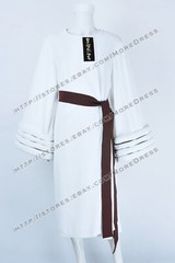 Spock Costume for Star Trek The Voyage Home Cosplay Kimono Robe White Outfit