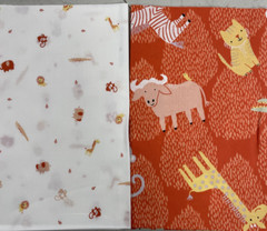 Annie’s Creative Quilters Fabric Pack+ Pattern, Safari Sweet II Collection New