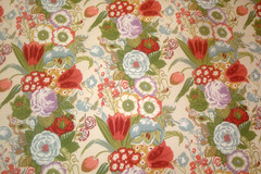 1 of 30 yds COWTAN & TOUT Fabric Angelica Floral Linen Cotton Upholstery BTY