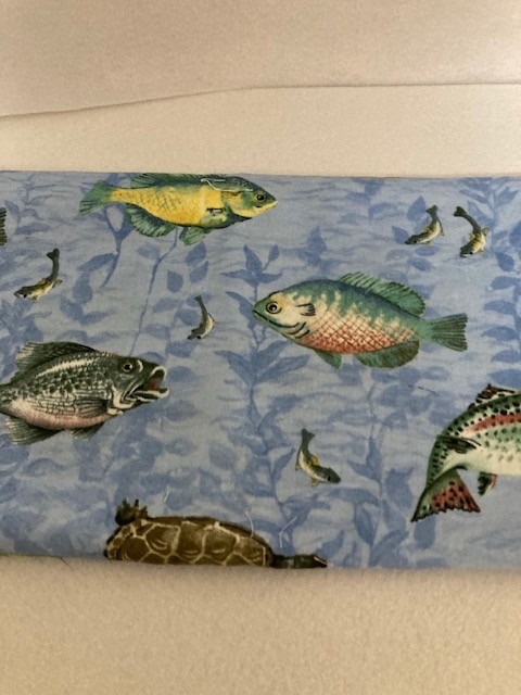 Fat Quarter – Wilmington Prints – Anita Phillips – A Lazy Afternoon – Fish Theme