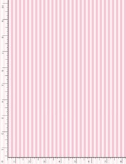 Stripe Fabric | 1/8-inch Pink Ballet White Pinstripe | Timeless Treasures YARD