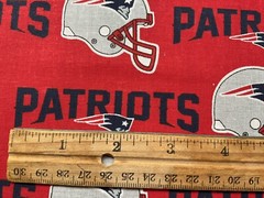England Patriots Fabric Football NFL Red. 47” X 38”655