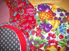 Fabric Circles Misc Patterns Two Sizes