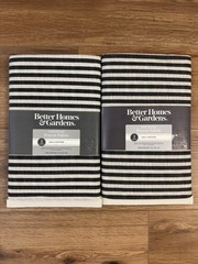 Better Homes & Gardens 100% Cotton Classic Stripe Black 4 Yards Precut Fabric