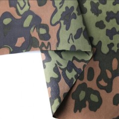 500D Nylon Oxford Oak Leaf Pattern Autumn Winter Camouflage Tactical Fabric