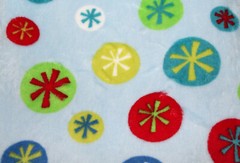 XMAS STAR SNOWFLAKES MINKY CUDDLE SMOOTH PLUSH SEW QUILT CRAFT FABRIC BTY+PRECUT
