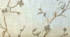 Hanami Pearl Japanese Inspired Embroidered Fabric