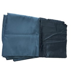 Black Satin Fabric Remnant Lot Solid Sheen Matte Crafter Sewing Material 2.5+ Lb