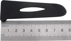 4 Pairs Fabric/Permanent Adhesive Back Tape 98X26.7X4.3Mm TPU Material Black Gar