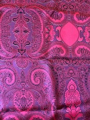 Authentic and rare TOP Italian designer luxury fabric, made in Italy .Pure silk