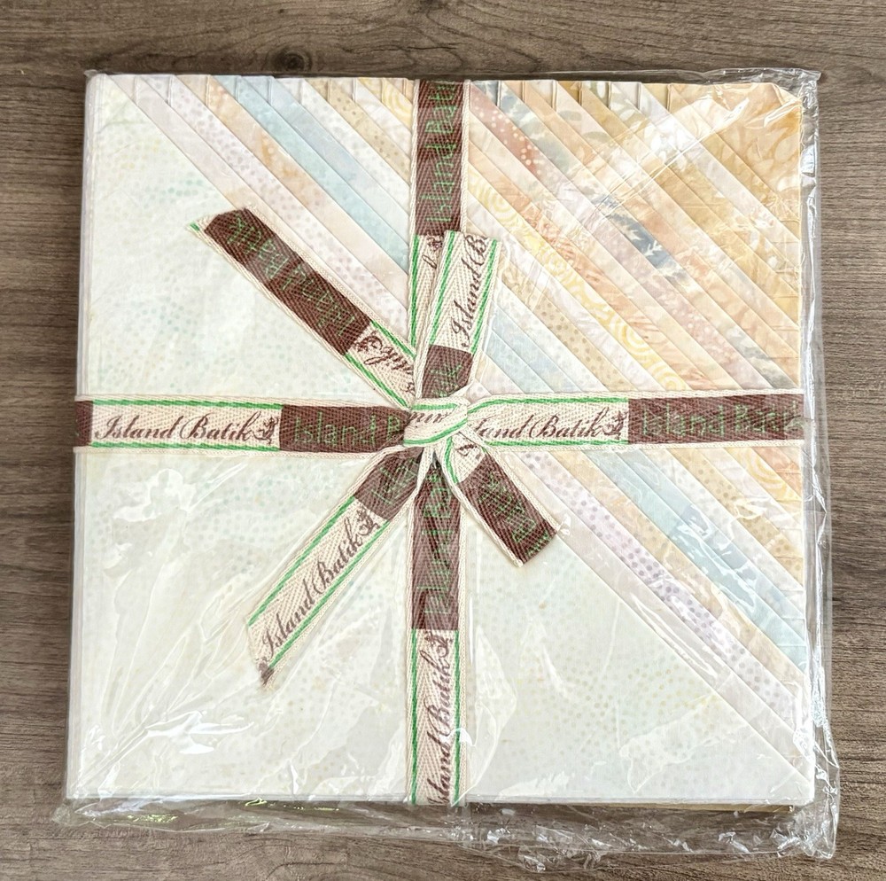 Island Batik 10″ Stacker CALIFORNIA CREAMERY 42 Precut Quilt Squares Rare OOP