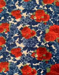 Pioneer Woman HERITAGE FLORAL Fleece Fabric – by the 1/2 yard