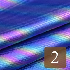 DIY Color Gradient PU Faux Leather Fabric Material 137cm