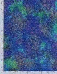 GOLD SHIMMER ISLAND Multi jued Metallic Timeless Cotton Fabric 56.5″ Bolt END