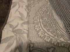 Lot Of 18 Upholstery Drapery Sample Fabric Neutral Colors Crafts Quilts 12″ X 26