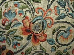 Jacobean Floral Tapestry Fabric Curtain Upholstery Cushion Soft Furnishing