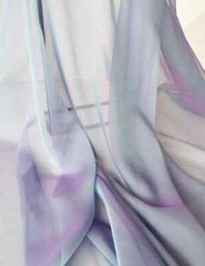 58” Wide By Yard Thin 2 Tone Chiffon Gauze Soft Dancing Bridal Fabric Shading