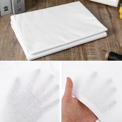 43 inch x 3 Yards White Cotton Fabric by The Yard Medium Weight 100% Cotton M
