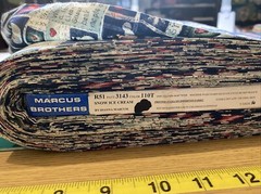 Snow Ice Cream Dianna Marcum Christmas Cotton Fabric 1/2 Yard New