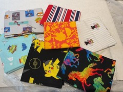 Fat Quarters Seven Assorted Patterns Fabric Cotton