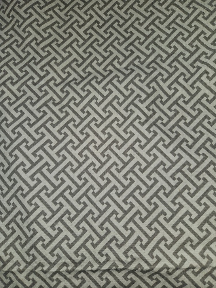 PKL STUDIO Home Decor FABRIC Cotton Cross Section, Gray Off White 4 Yards X 55″W