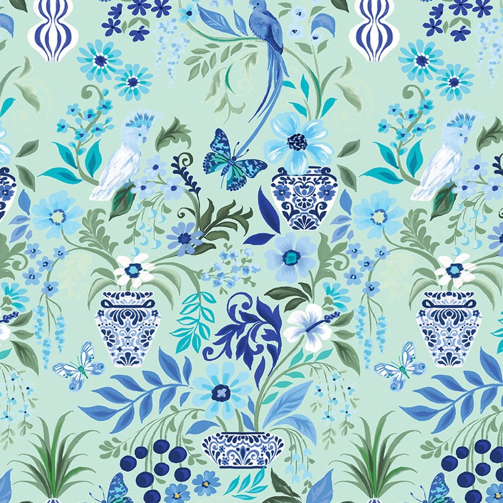 BENARTEX – Capri by Kanvas Studio – Capri Paradise – Mint ,1/4 yard