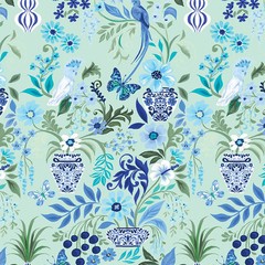 BENARTEX – Capri by Kanvas Studio – Capri Paradise – Mint ,1/4 yard