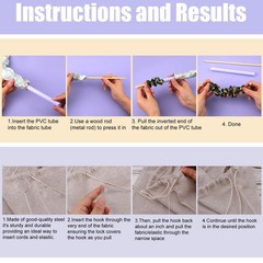 13pcs Quick Turn Fabric Set, Multifunctional Fabric Tube Turner Tool for Sewi…