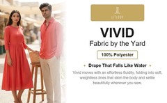 Vivid Knit Mesh Fabric by the Yard 4-Way Stretch 100% Polyester 57/58″ Wide