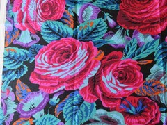 PHILIP JACOBS GLORY ROSE BLACK PJ21 17” X WOF original issue