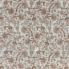Vintage Floral Print Fabric, 140cm Wide, Upholstery Window Craft, Sold by Yard