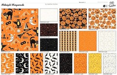 P&B Textiles – Midnight Masquerade – Confetti Toss – Cream, Fabric BTY