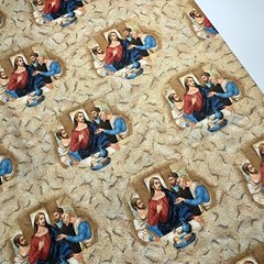 Last Supper Jesus Words of Faith Fabric 3-Pack, Coordinating Fabrics 100% Cotton
