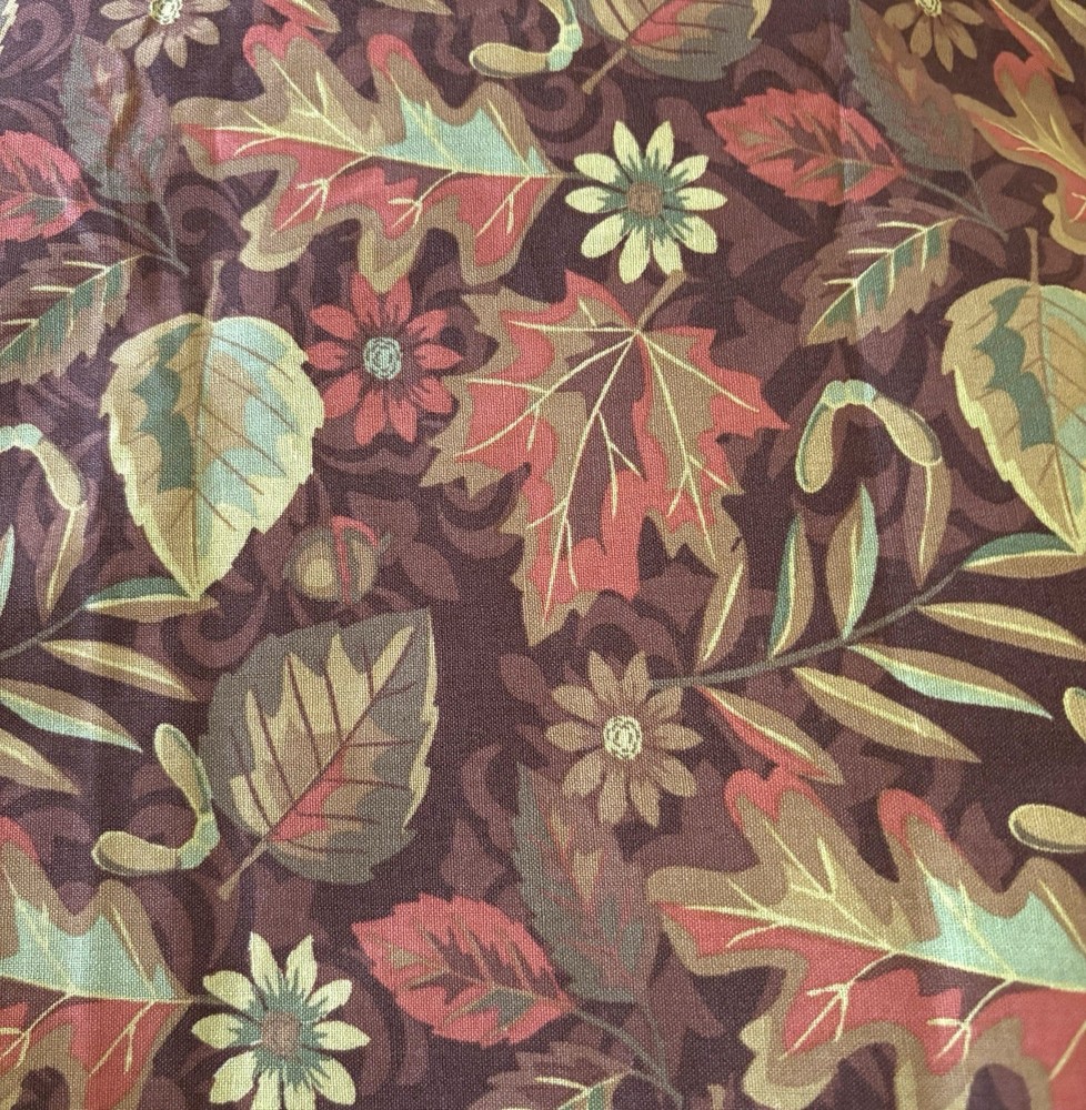 Fall Autumn Leaves JoAnn Fabrics Hudson Ohio 3 Yards 42”