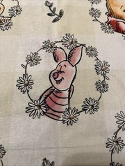 1 YARD + 15 INCHES Winnie The Pooh COTTON Sewing Fabric