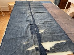 Stunning Artistic Japanese BORO Textile & Vintage Mending Kit Set