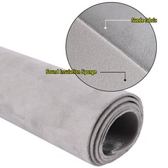 Black/Brown/Grey/Beige Headliner Suede Fabric Upholstery Roof Liner Replacement