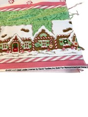 David Textiles Gingerbread Village Border Christmas Cotton Fabric 55×44