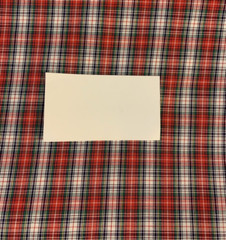 Tartan Plaid Fabric From Pinnacle Fabrics Red Green Blue White 100% Cotton BTY