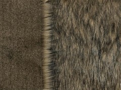 Super Luxury Faux Fur Fabric Material ALSATIAN DOG