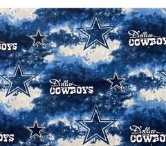 NFL DALLAS COWBOYS football, 2009 Design 1 Yard New 100% Cotton Fabric