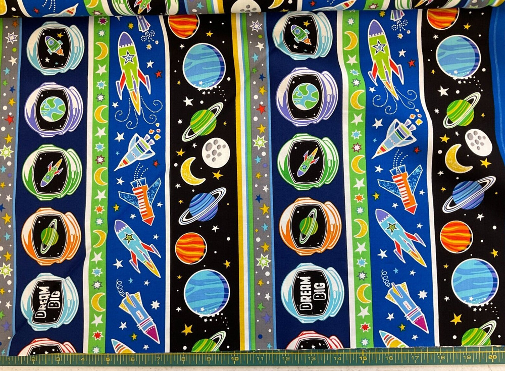 KANVAS – LIFTOFF #12607G-99 – STRIPE-MULTI BY GRETA LYNN- BY THE YARD